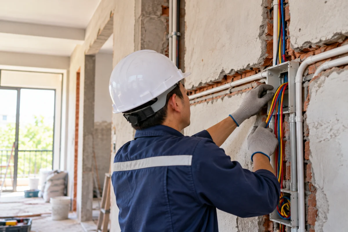 Đi lại dây điện, ống nước