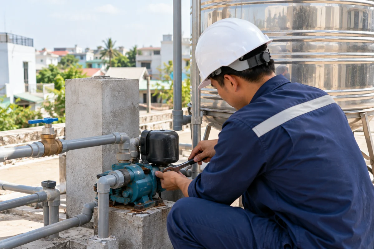 Sửa máy bơm, bình nóng lạnh